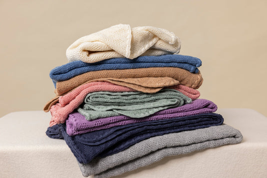 wollen babydeken - Grey