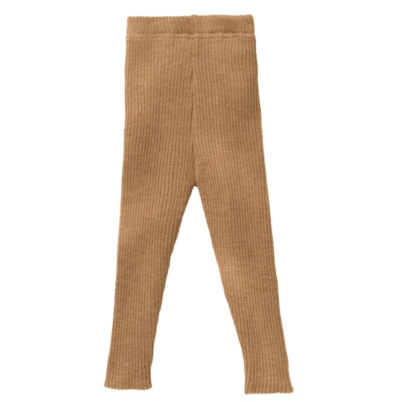 Disana gebreide wollen legging AW25/26 - Caramel