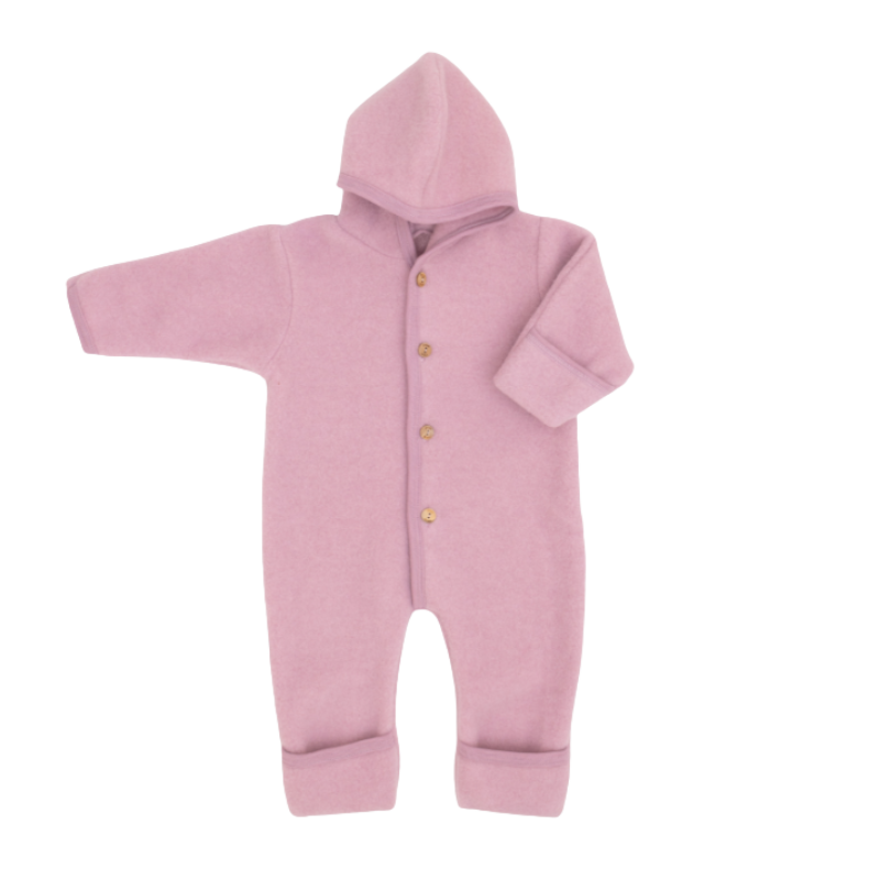 Engel Natur wolfleece overall - Rosewood melange