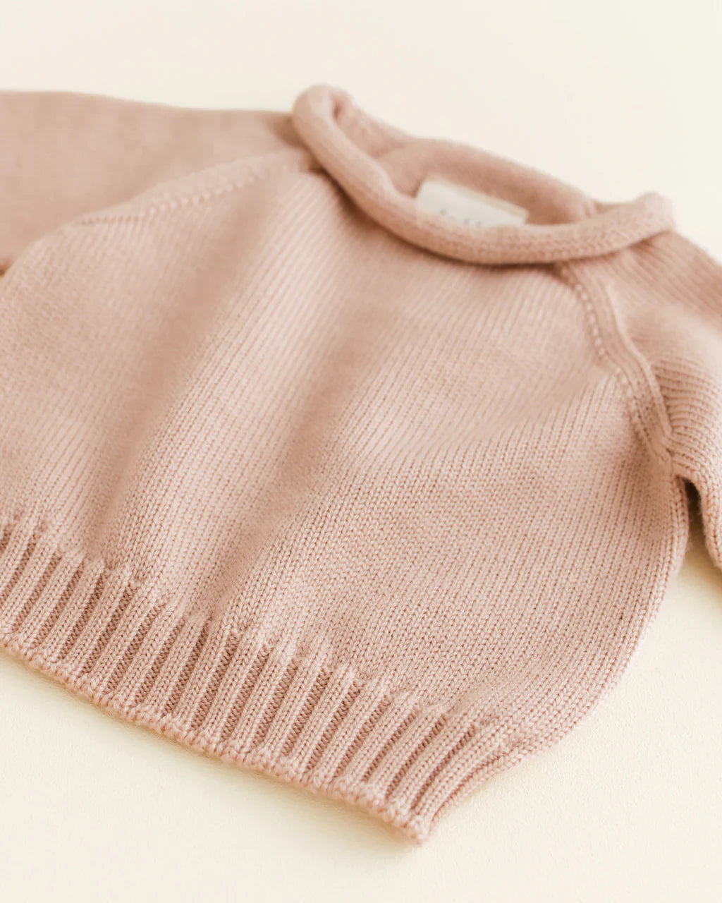 Hvid sweater Georgette - Apricot