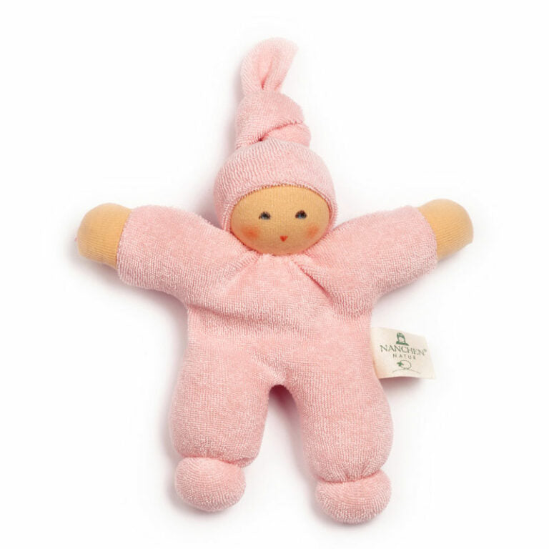 Nänchen Natur knuffelpopje Pimpel - Rosa
