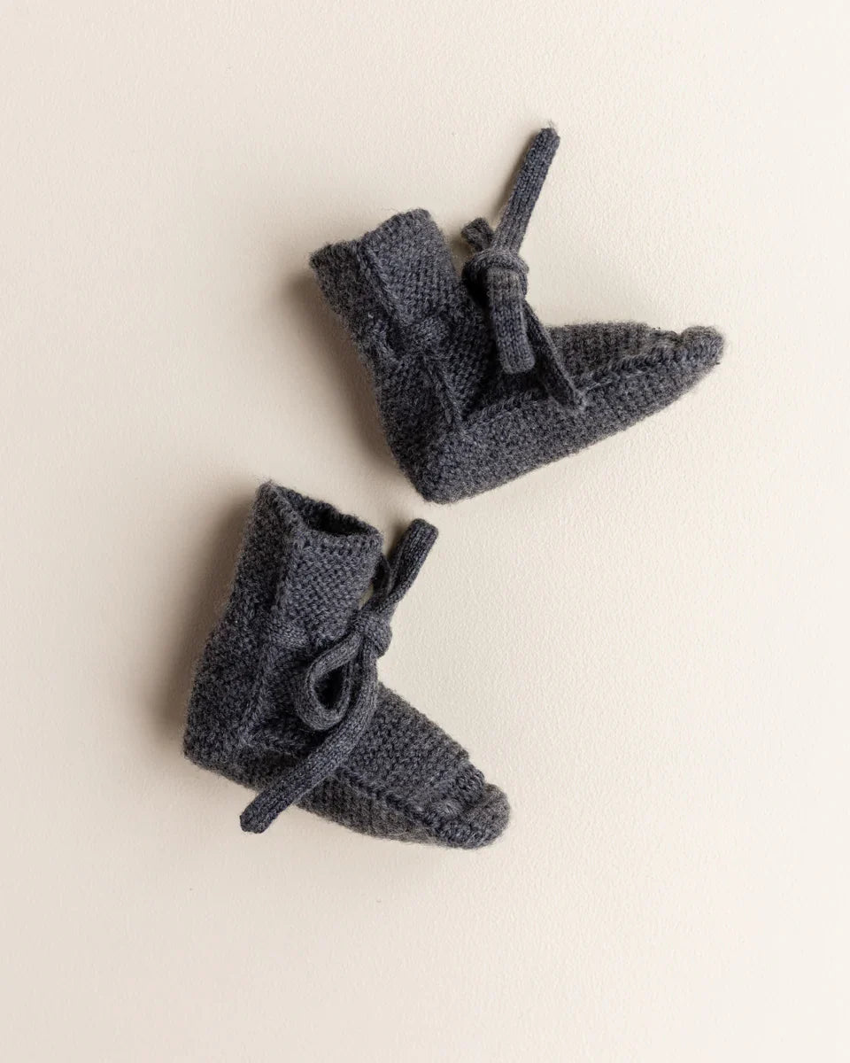 Hvid slofjes - Charcoal