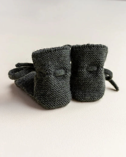 Hvid slofjes - Charcoal