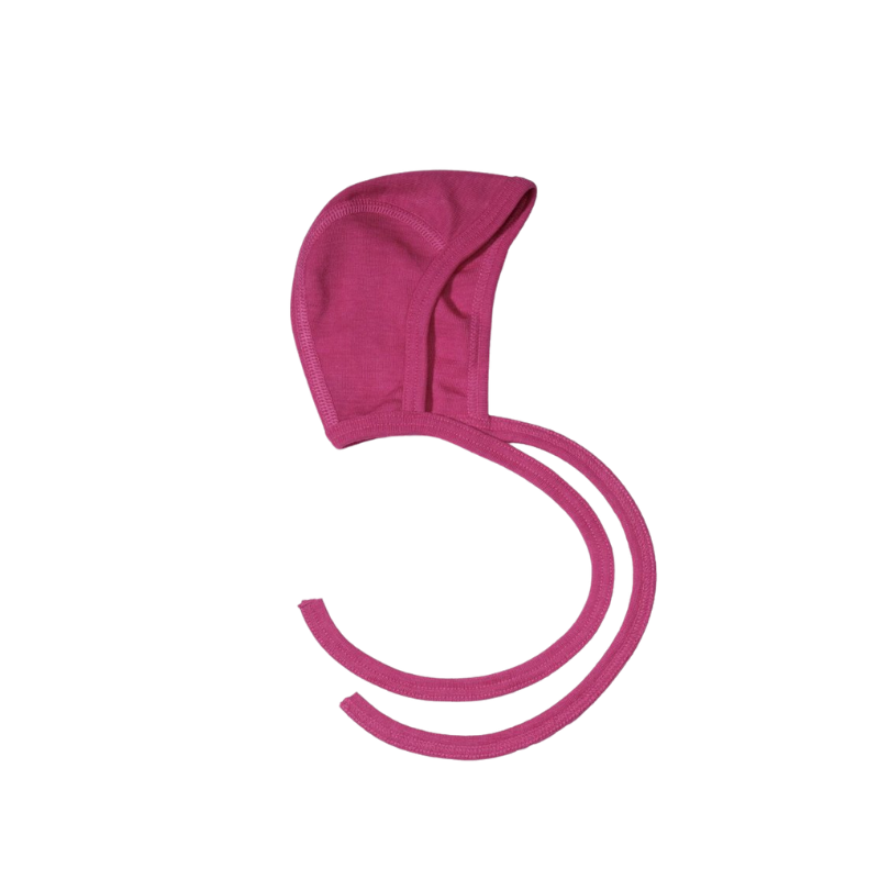 Cosilana wol/zijde strikmutsje - Pep pink