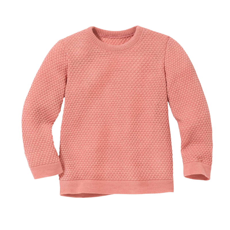 Disana honeycomb trui - Soft pink