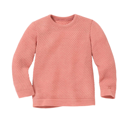 Disana honeycomb trui - Soft pink