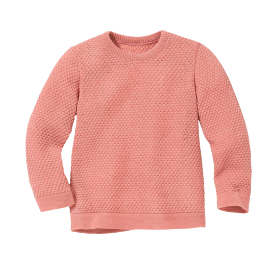 Disana honeycomb trui - Soft pink