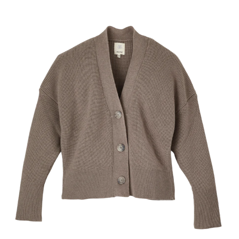 HALFEN wollen dames oversized cardigan - Noot