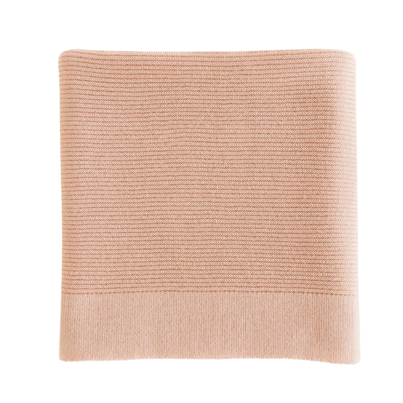 Hvid deken Gust - Apricot