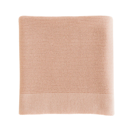 Hvid deken Gust - Apricot