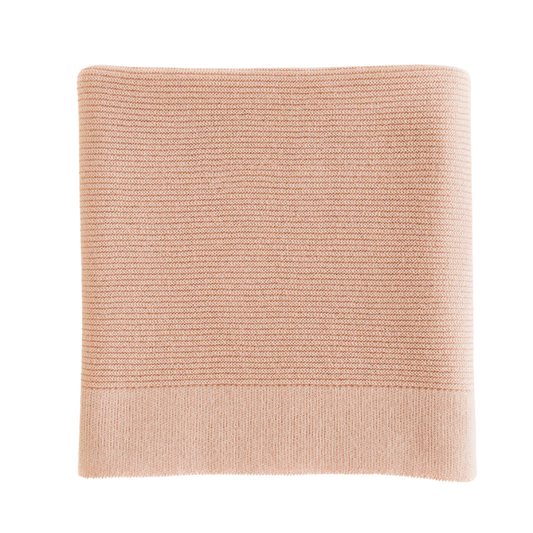 Hvid deken Gust - Apricot