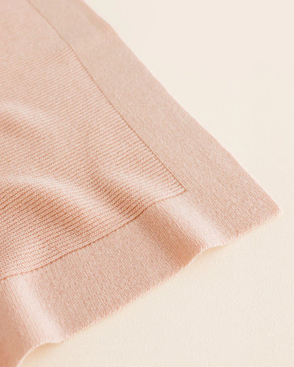 Hvid deken Gust - Apricot