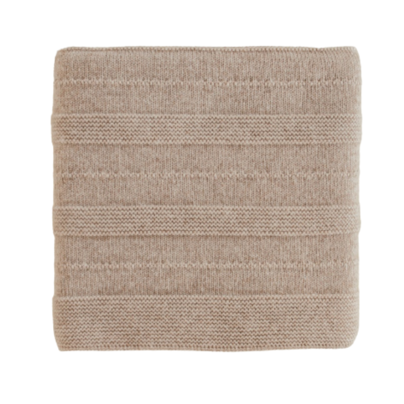 Hvid deken Holly AW25/26 - Sand