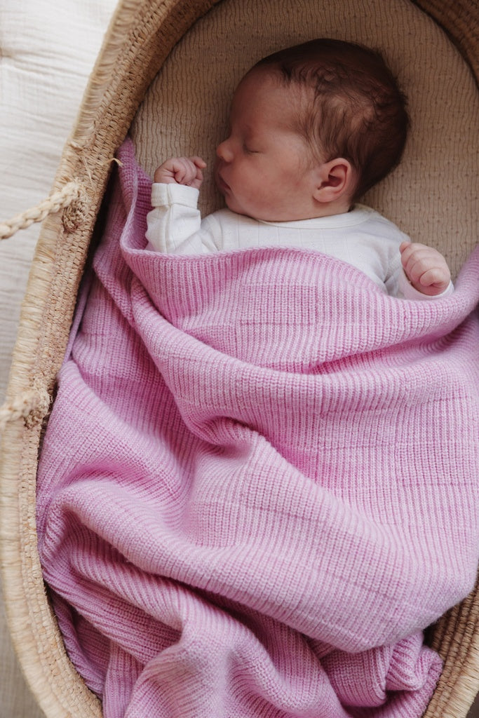 Hvid deken Ivy AW25/26 - Cotton candy