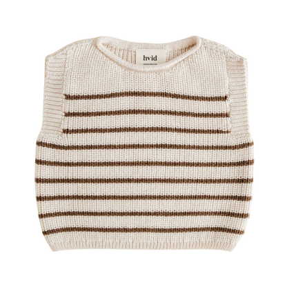 Hvid vest Harvey baby AW25/26 - Cream / Mocha
