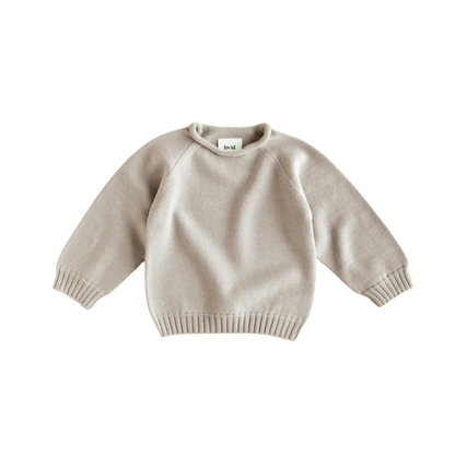 Hvid sweater Georgette - Pebble
