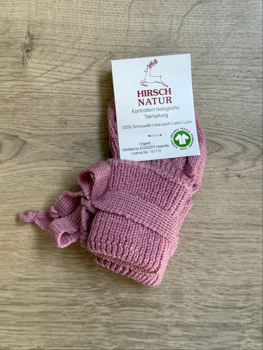 Hirsch Natur striksokjes - Rosa