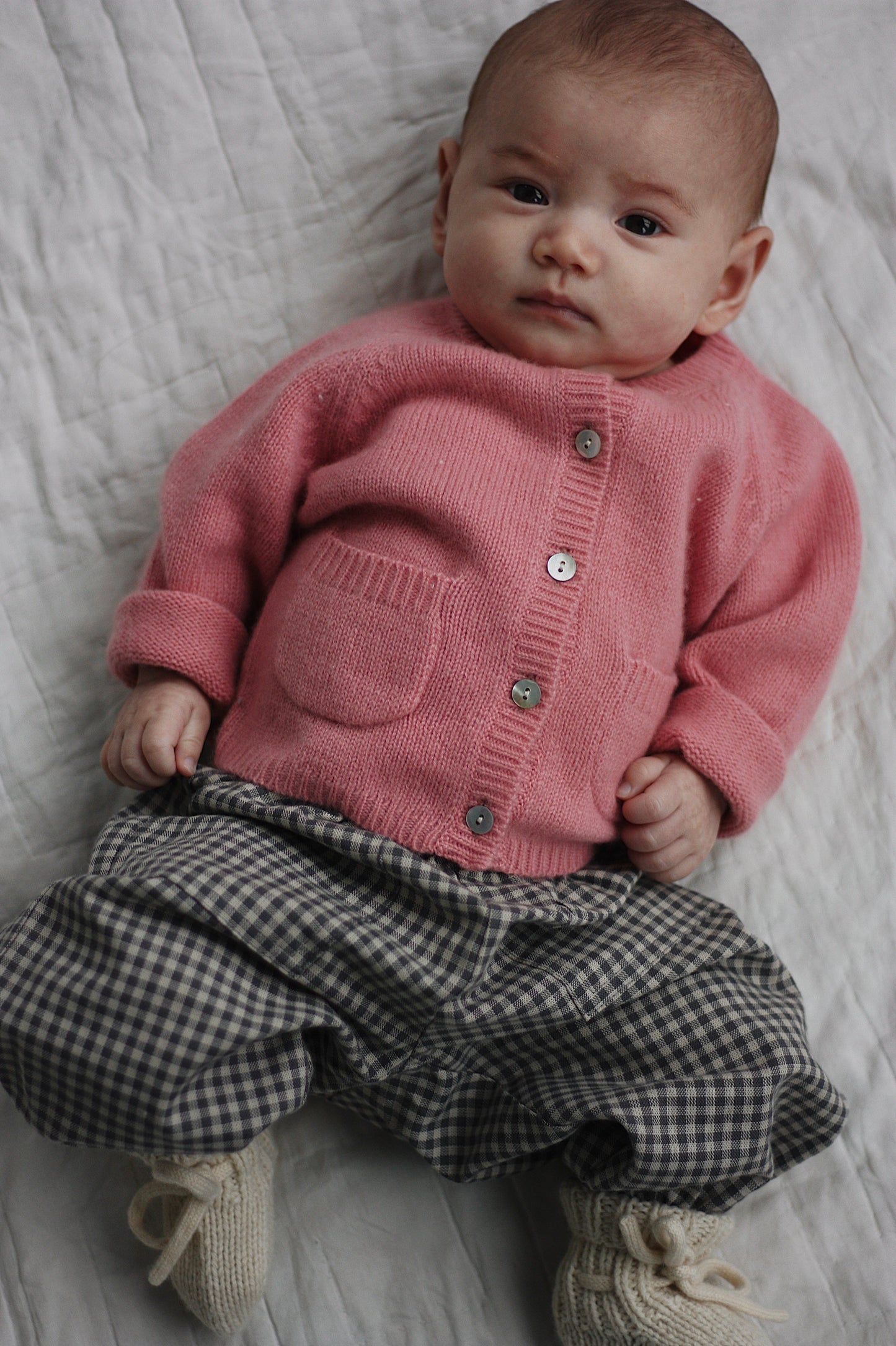 Lalaby kasjmier baby cardigan Bobbie – Sorbet
