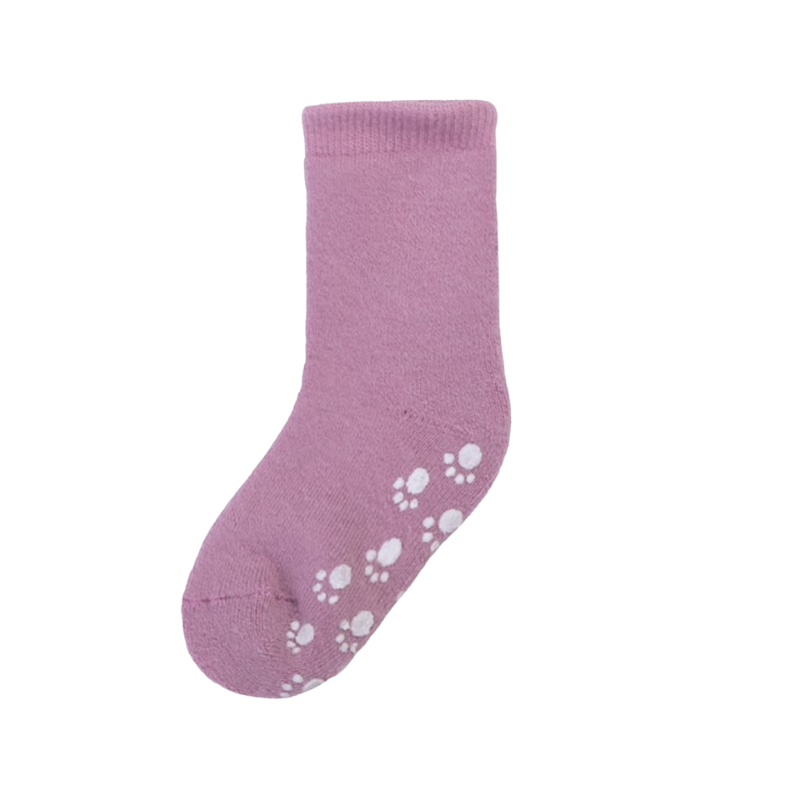 Joha wollen sokken met antislip - Rosa