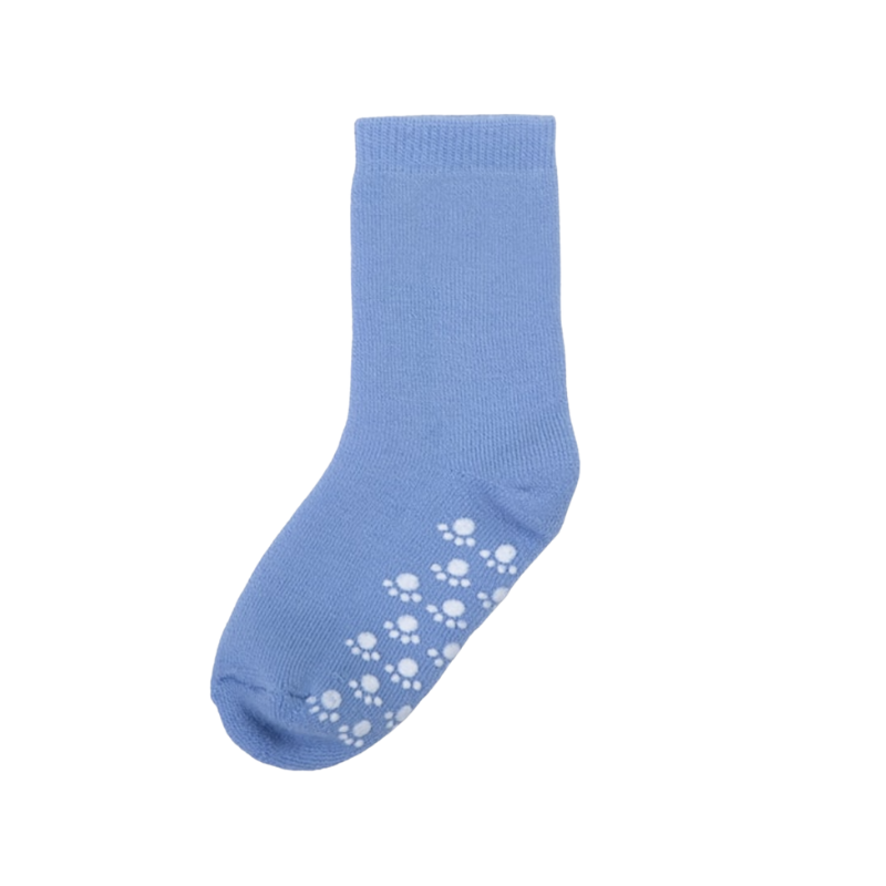 Joha wollen sokken met antislip - Sky blue