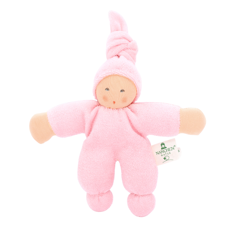 Nänchen Natur knuffelpopje Pimpel - Rosa