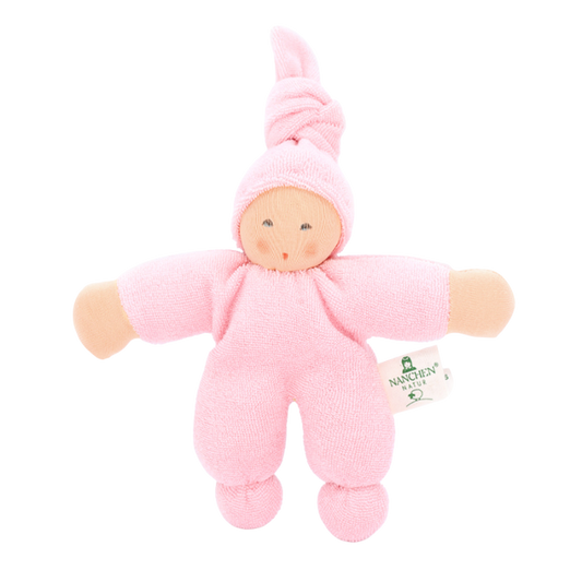 Nänchen Natur knuffelpopje Pimpel - Rosa