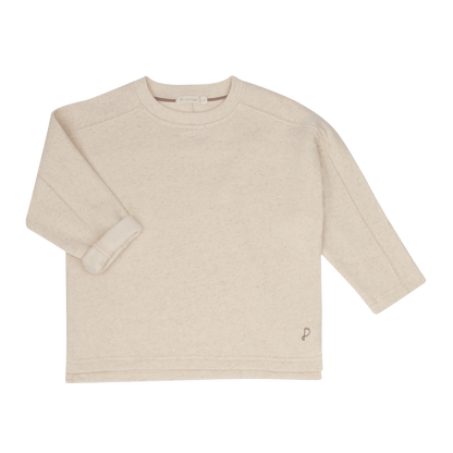 Phil & Phae loose sweater linnenmix - Naturel