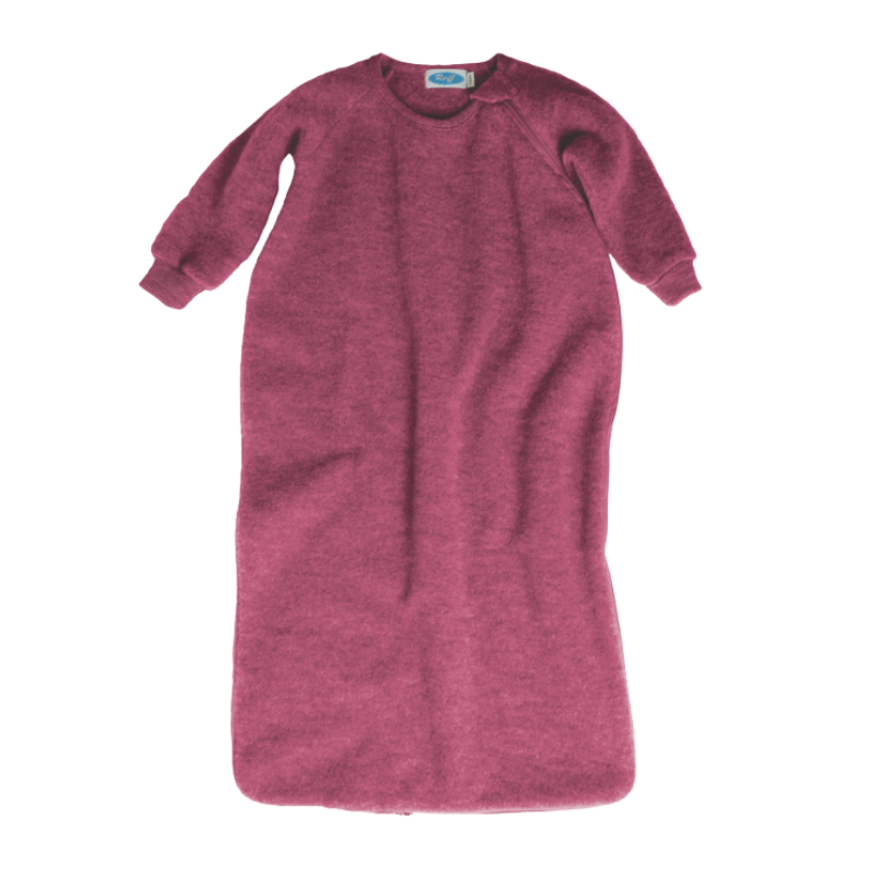 Reiff wolfleece slaapzak met mouwen – Mauve