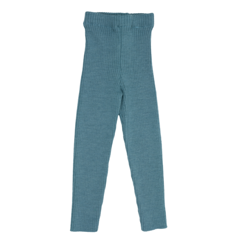 Reiff wollen rib legging - Aqua