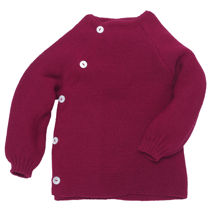 Reiff merino wollen wikkelvestje - Berry